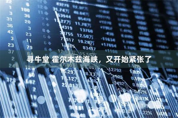 寻牛堂 霍尔木兹海峡，又开始紧张了