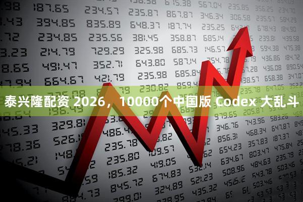泰兴隆配资 2026，10000个中国版 Codex 大乱斗